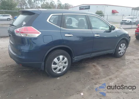 2015 Nissan Rogue S из США, поврежденный, VIN KNMAT2MT1FP555812